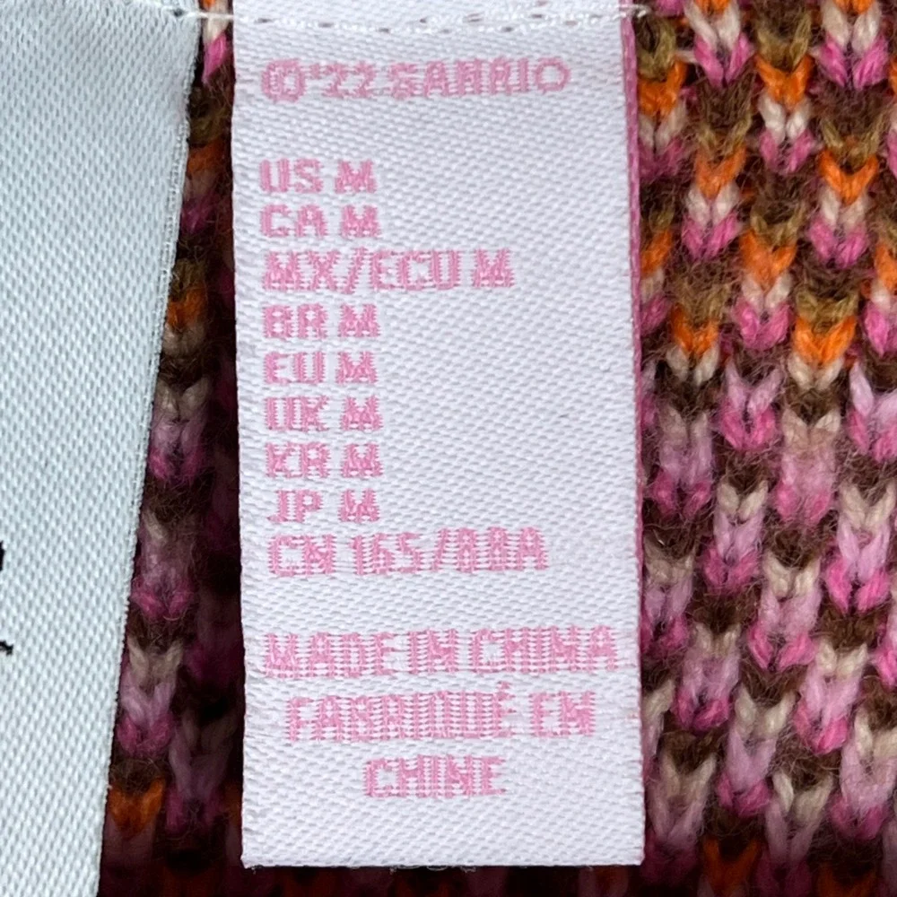 Forever 21 Hello Kitty & Friends Fair Isle Knit Sweater Womens Oversized Medium‎